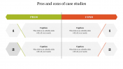 Pros and Cons of case studies PowerPoint For Presentation